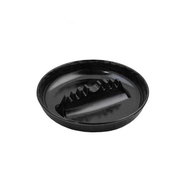 ASH TRAY-Black Plastic