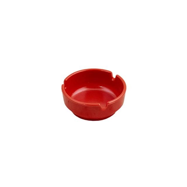 ASH TRAY-Small Red Plastic