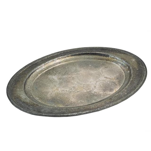 TRAY-Oval-Silver