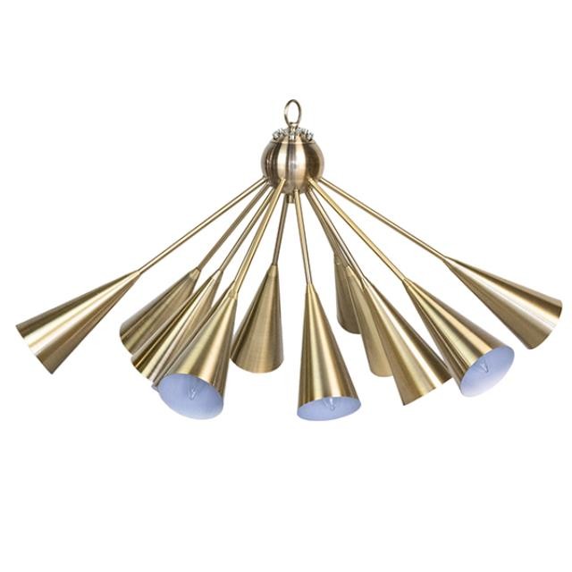 HANGING LAMP-Twelve Light Cluster Chandelier