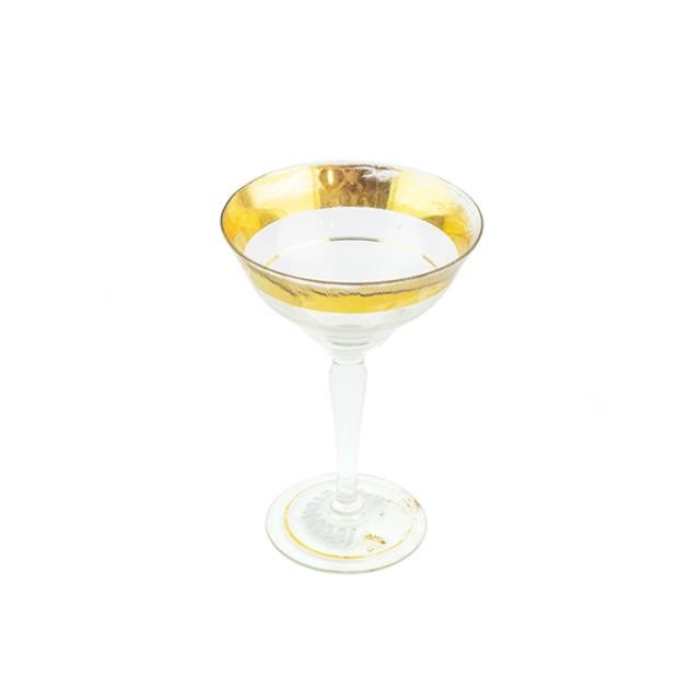 CHAMPAGNE GLASS-Coupe-Gold Details