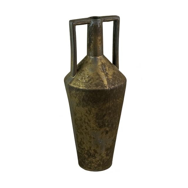 VASE-Distressed Metal Urn