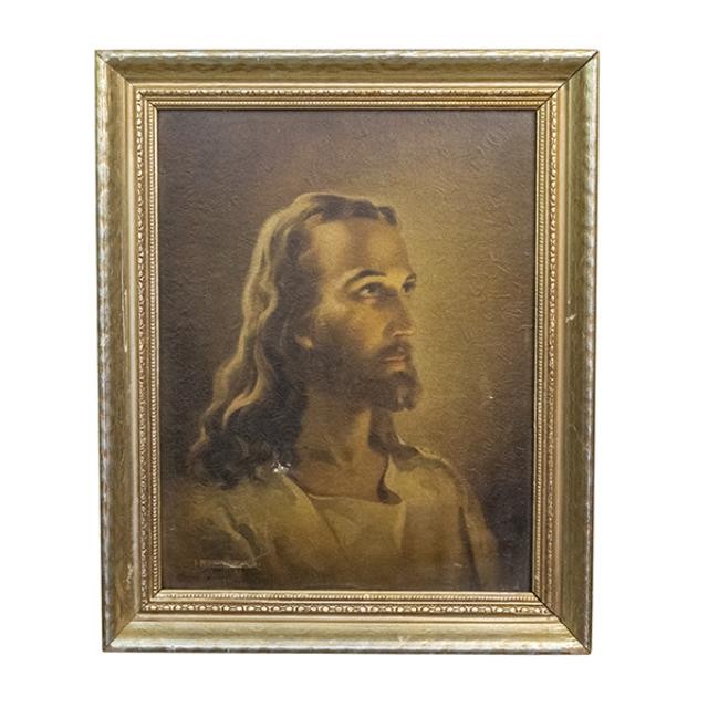 PORTRAIT OF JESUS-Gold Frame