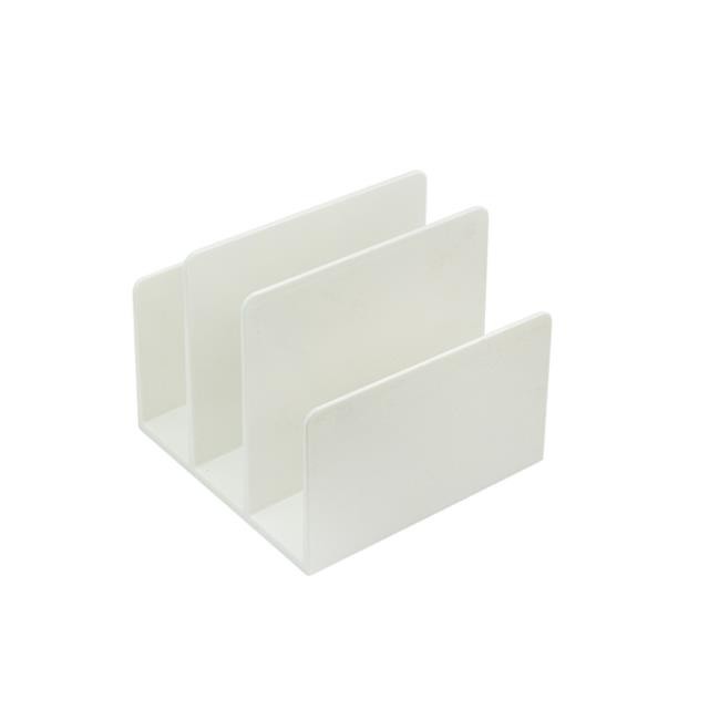 LETTER HOLDER-White Plastic-4 Slots