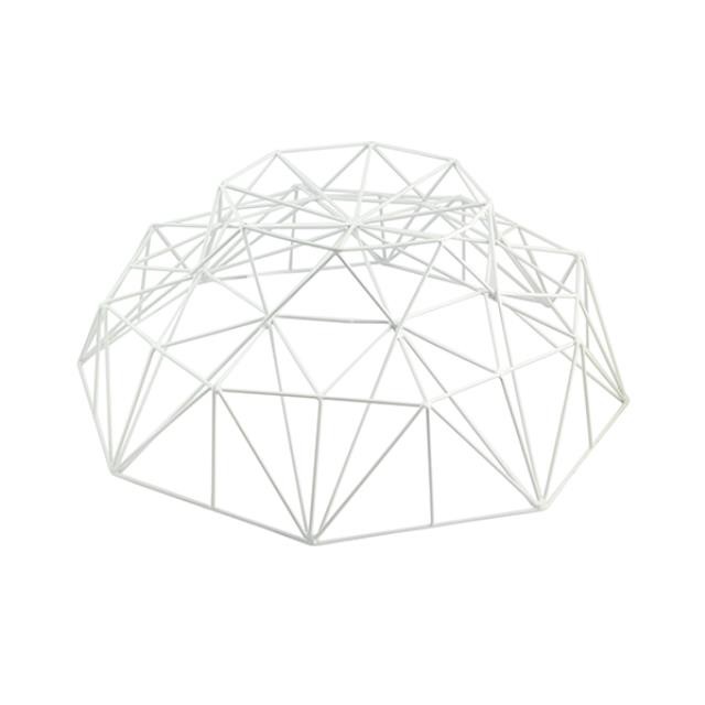 BASKET-Large White Wire Open Basket