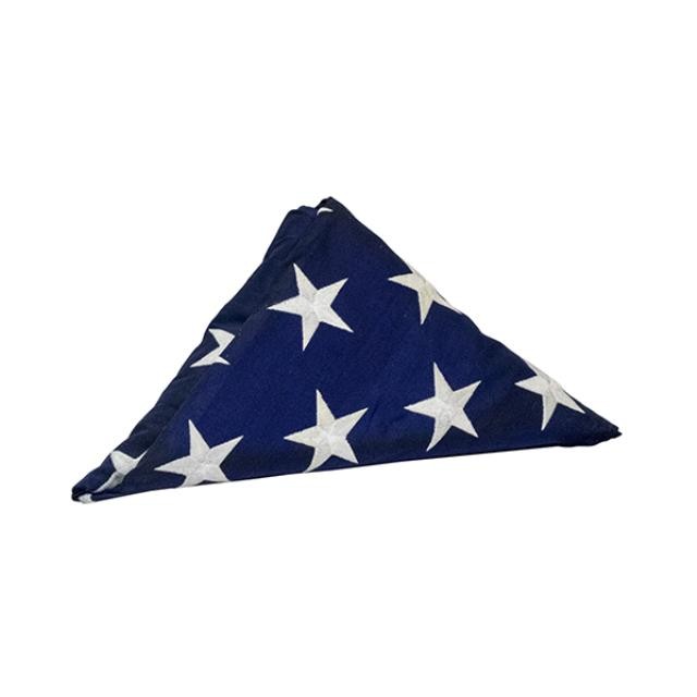 AMERICAN FLAG-Folded Into A Triangle