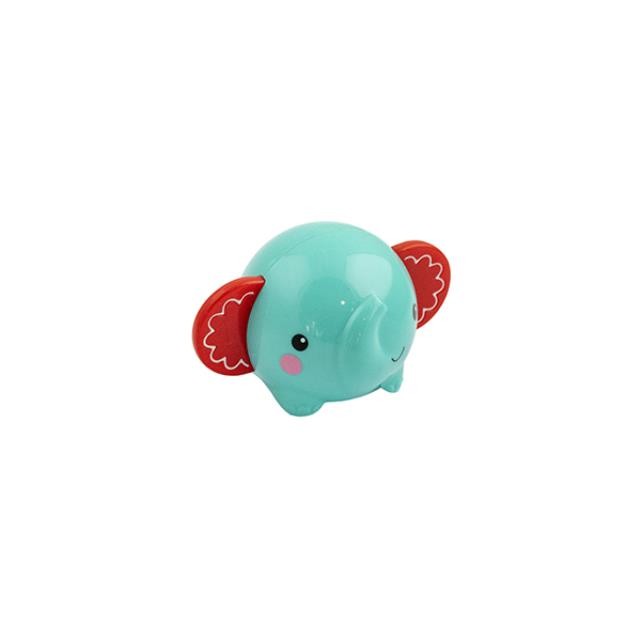 TOY-Fisher Price Light Blue Elephant-Rattle & Stackable
