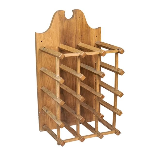 WINE RACK-Wooden-12 Bottle Holder