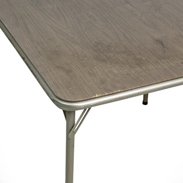 CARD TABLE-Vintage Wood Grain-Foldable