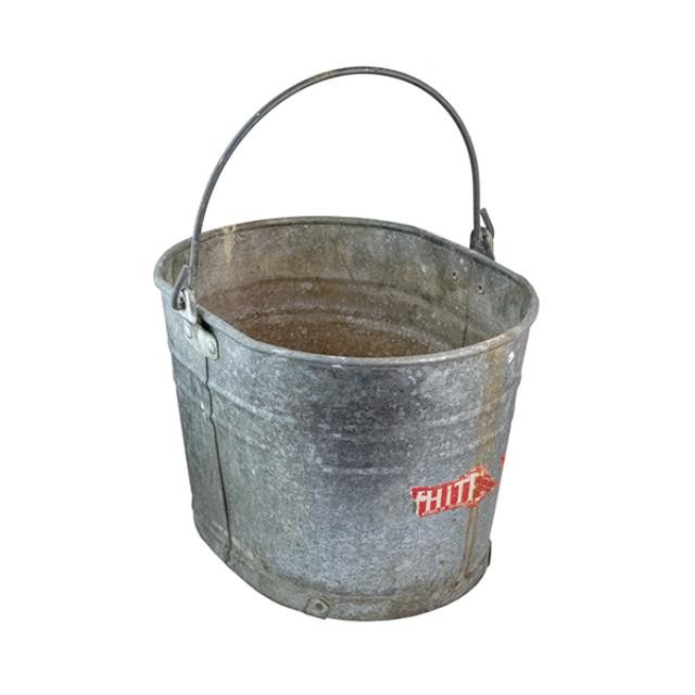 GALVANIZED METAL PAIL-W/Handle