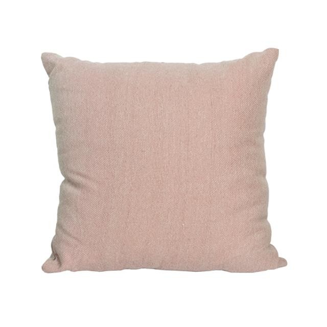 PILLOW-THROW-Pink/Beige Stripes