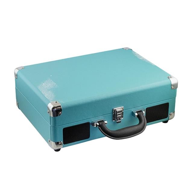 VINYL RECORD PLAYER-Victrola-Portable Blue Case