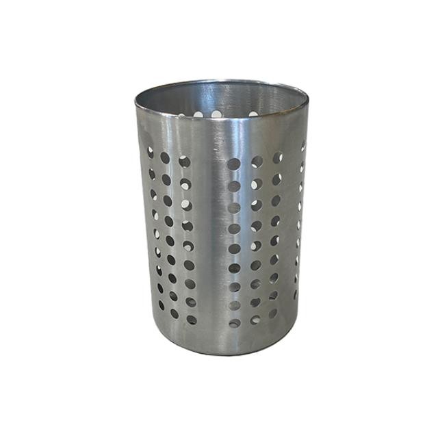 UTENSIL HOLDER-Chrome w/Holes