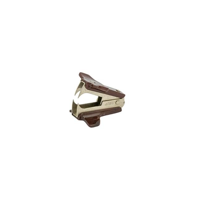 STAPLE REMOVER-Brown w/Chrome Teeth