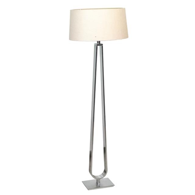 FLOOR LAMP-Chrome "Needle Eye" Base