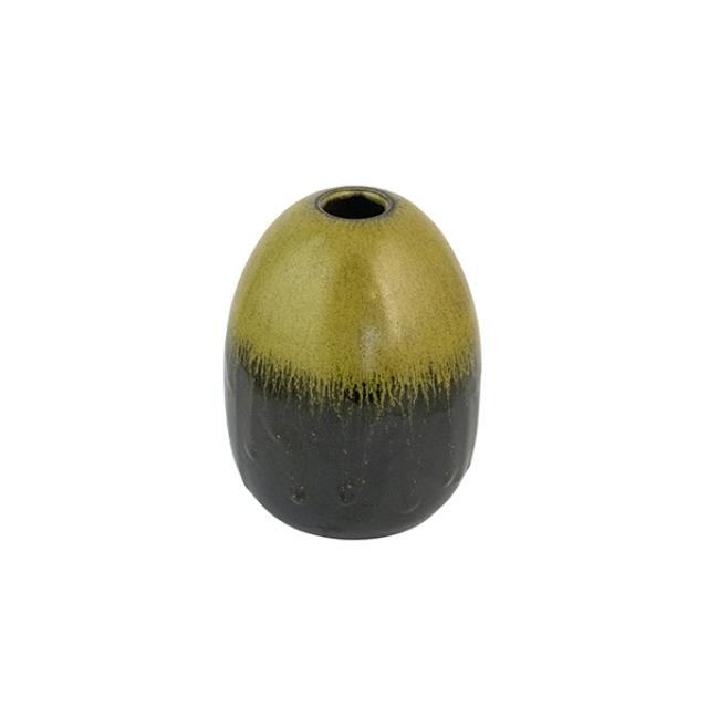 VASE-Moss Green/Black Bottom