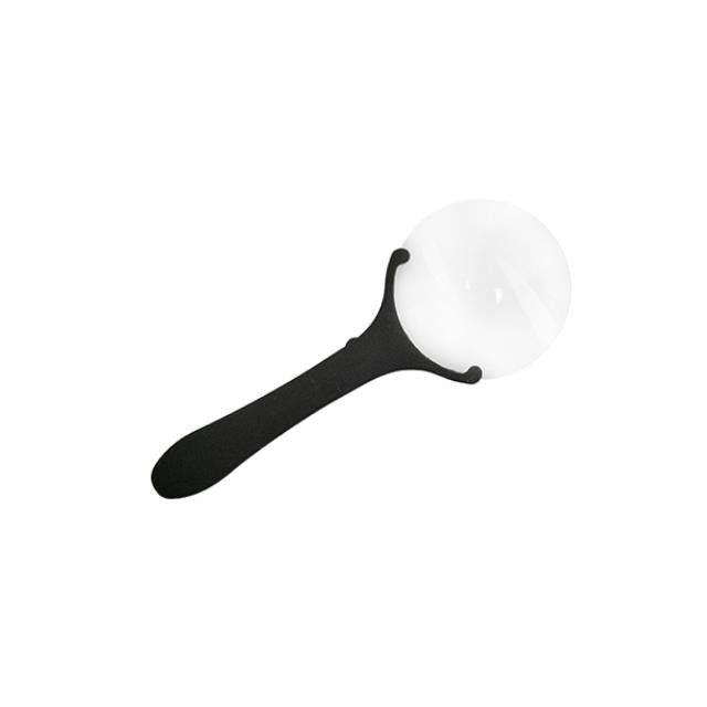 MAGNIFYING GLASS-Rubber Handle w/Light