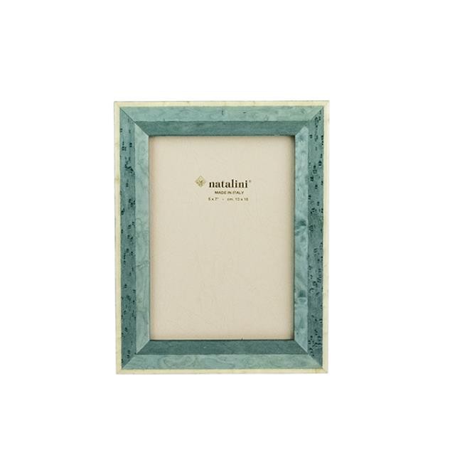 PICTURE FRAME-Natalini Wood-Teal Gloss