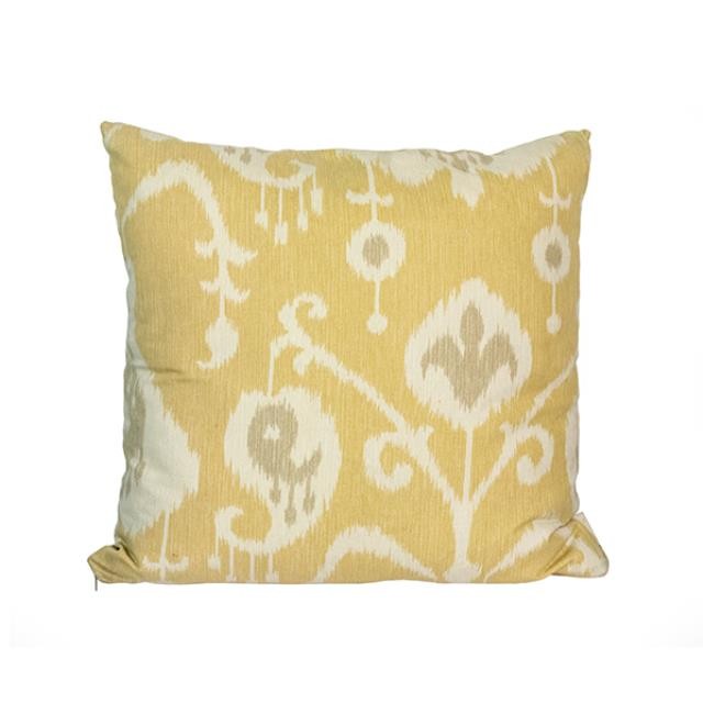 PILLOW-Throw-Gold Ikat