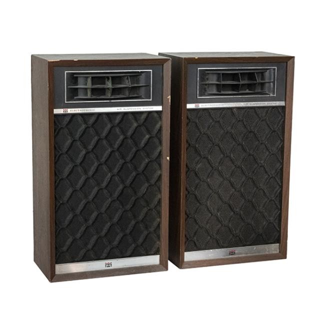 SPEAKER-Vintage Electrophonic Air Suspension-Brown