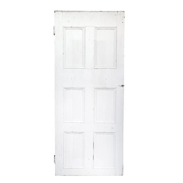 DOOR-White (6) Panel-No Knob