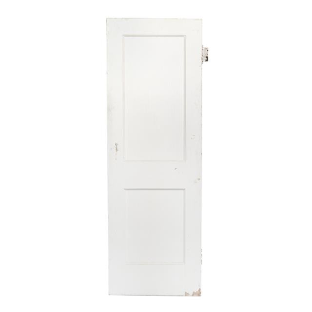 DOOR-White (2) Panel-Long Panel on Top-Short Panel on Bottom