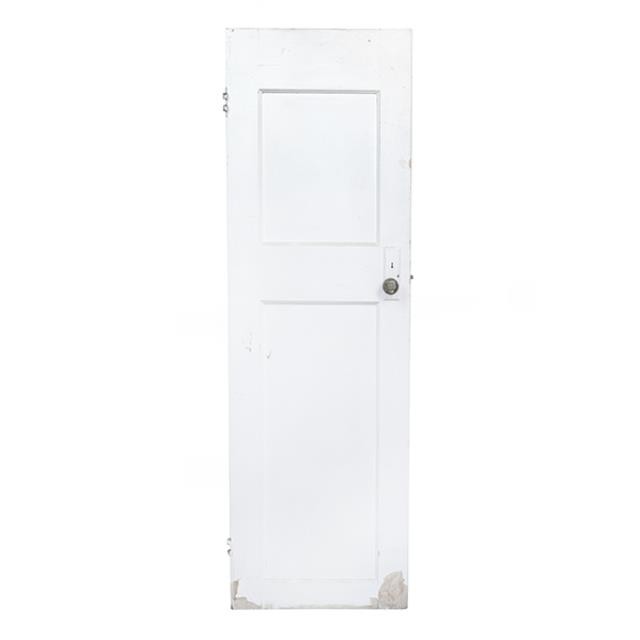 DOOR-White (2) Panel-Short Panel on Top-Long on Bottom