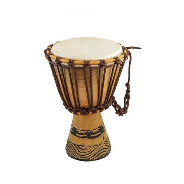 DJEMBE DRUM-African Rope-Tuned, Skin Covered Goblet