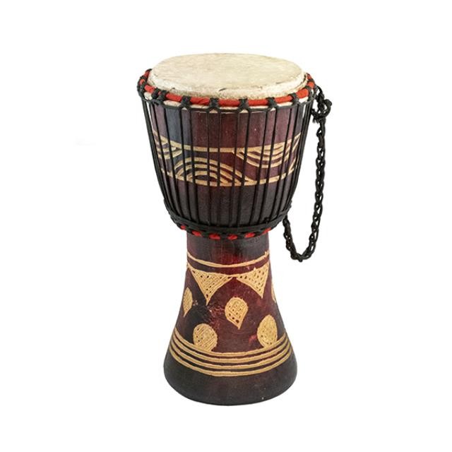 DJEMBE DRUM-African Rope-Tuned, Skin Covered Goblet