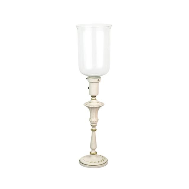 TABLE LAMP-Beige W/Cup Shade