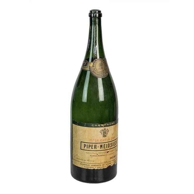 BOTTLE-Oversized "Piper-Heidsieck" Extra Dry Champagne
