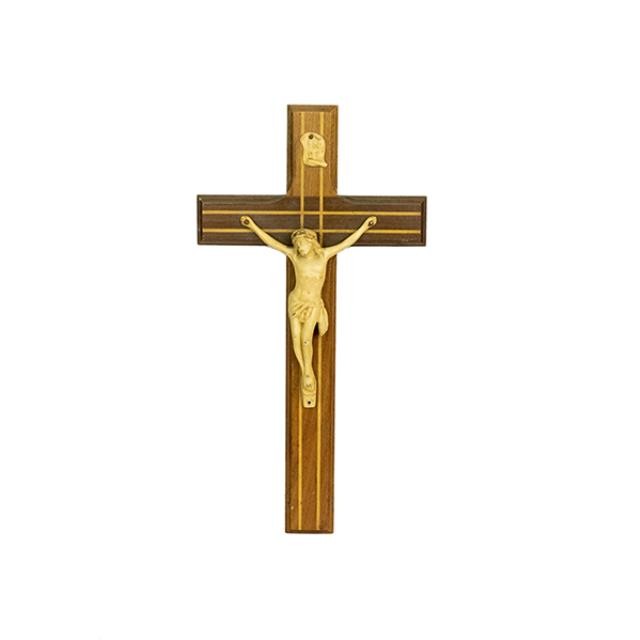 CRUCIFIX-Wooden w/Jesus in Stigmata