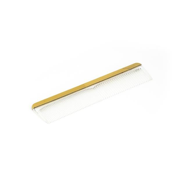 COMB-Vintage Clear Plastic w/Gold Border