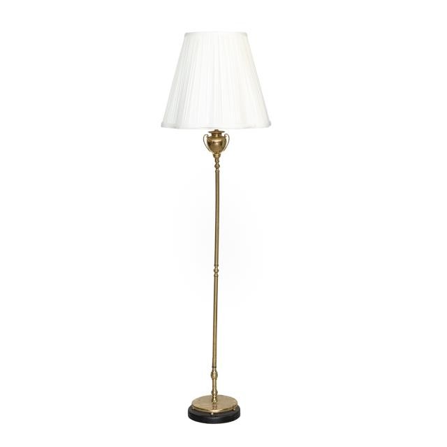 FLOOR LAMP-Gold Stand w/Small Urn