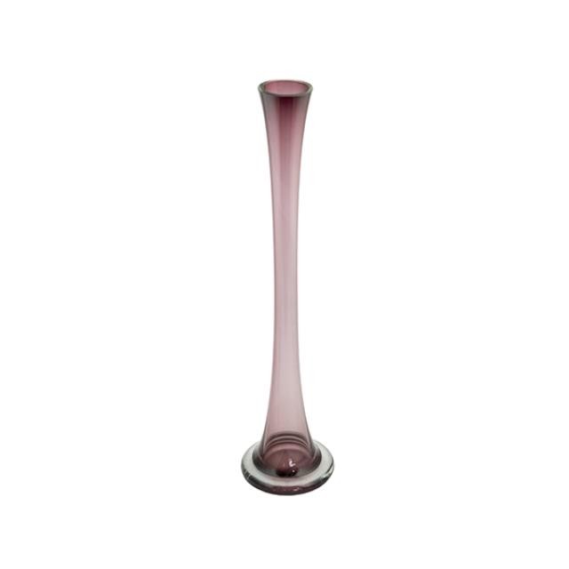 VASE-Tall Translucent Purple Glass