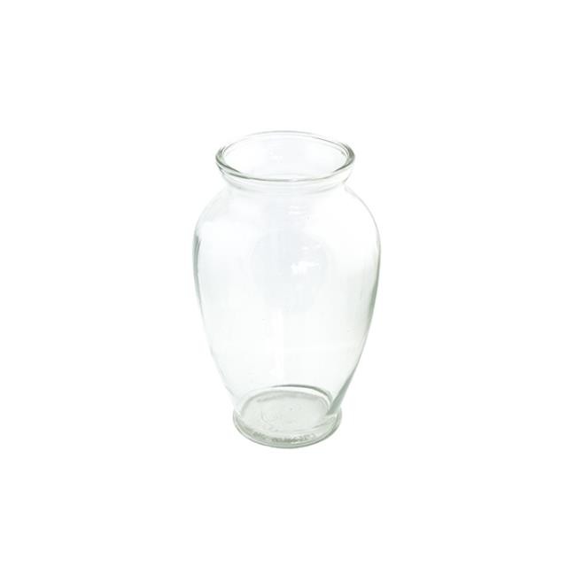 VASE-Tall Clear Glass Urn