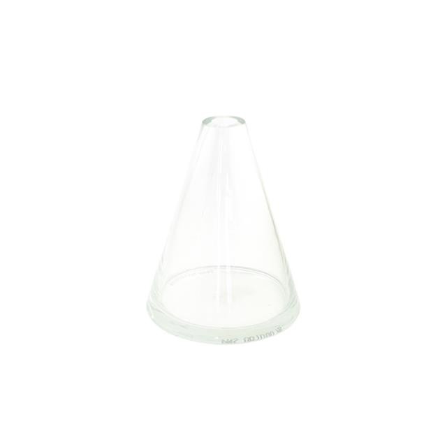VASE-Thick Clear Glass Cone