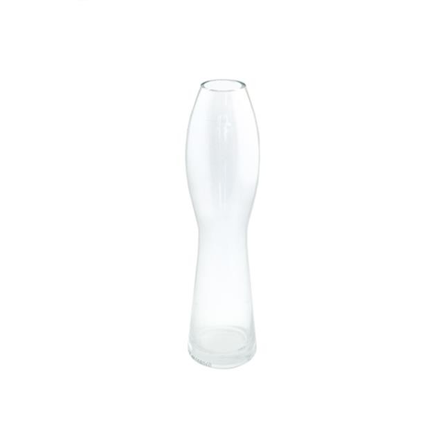 VASE-Tall Contemporary Clear Glass Bud Vase