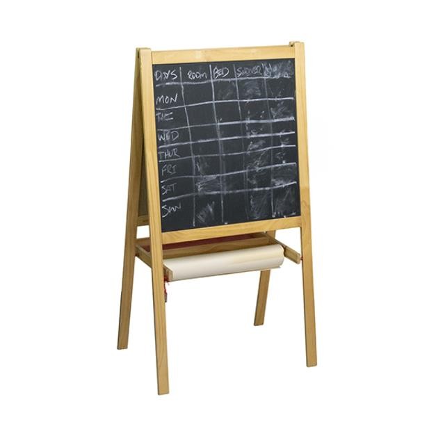 CHILDREN'S CHALK BOARD-Easel Frame