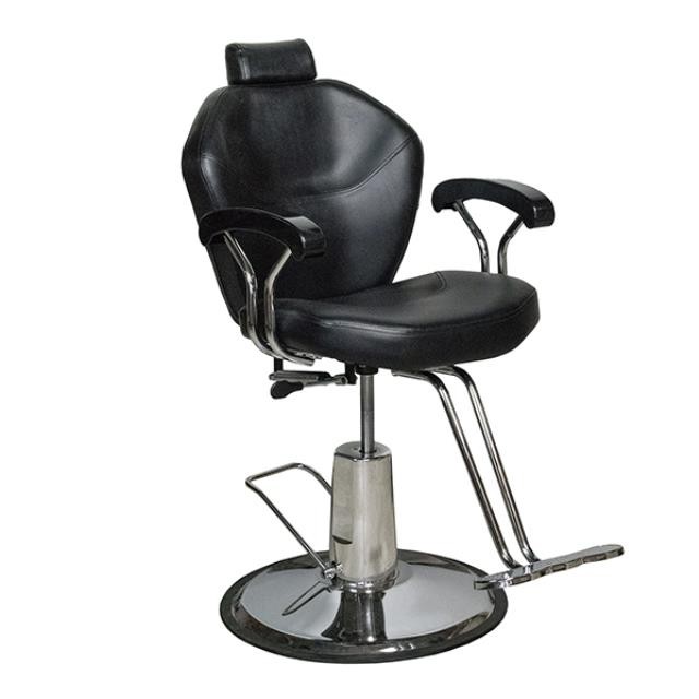 SALON CHAIR-Black Reclining & Height Adjustable