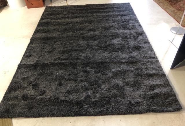 RUG(8'6" x 12')-Dark Grey Milan Shag Rug /2"Thick Pile