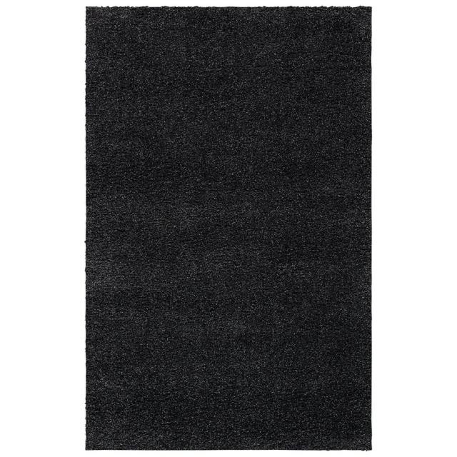 RUG(8'6" x 12')-Dark Grey Milan Shag Rug /2"Thick Pile