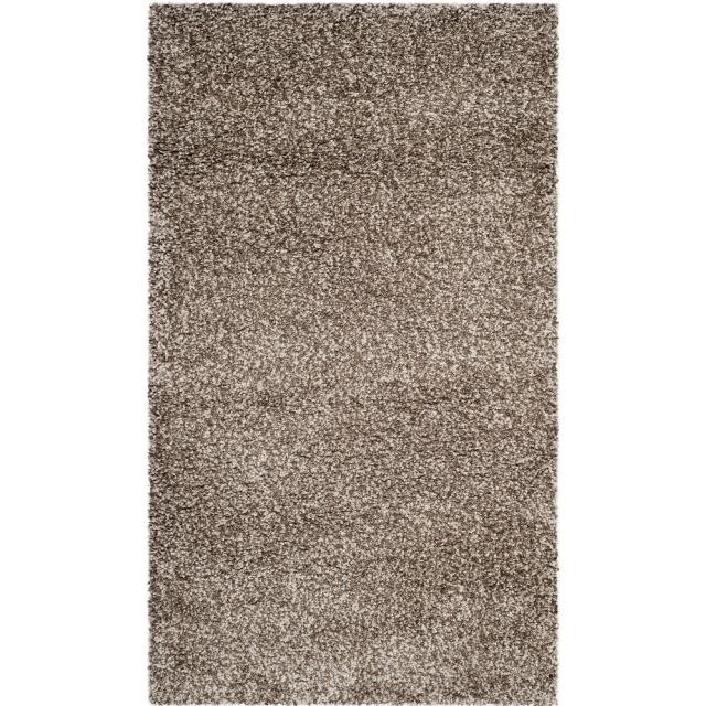 RUG(8'6" x 12')-Light Grey Milan Shag Rug/2"Thick Pile