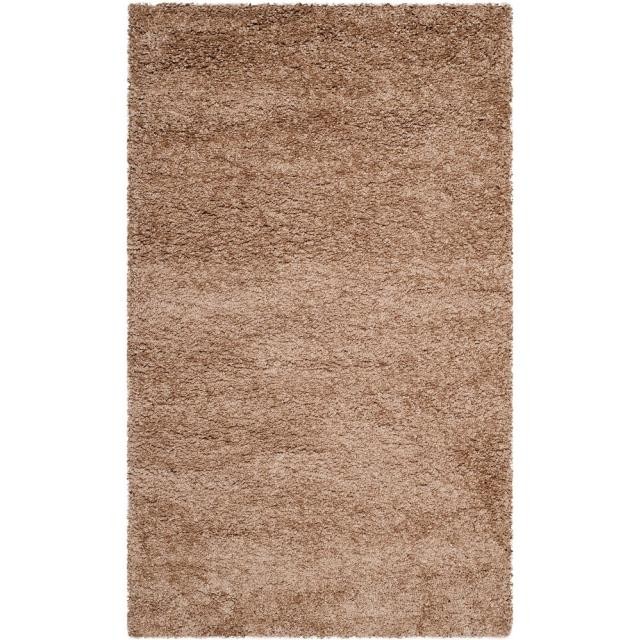 RUG (8'6"x12')-Dark Beige Milan Shag Rug/2"Thick Pile