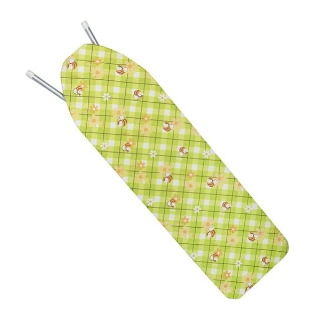 IRONING BOARD-Vintage Green Plaid W/Flowers