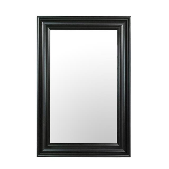 MIRROR-Black Beveled Frame