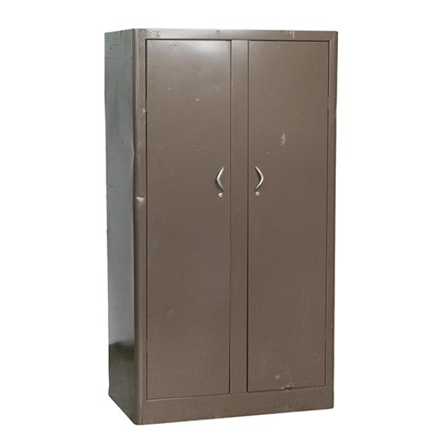 FILE CABINET-(2)Door Beige Metal