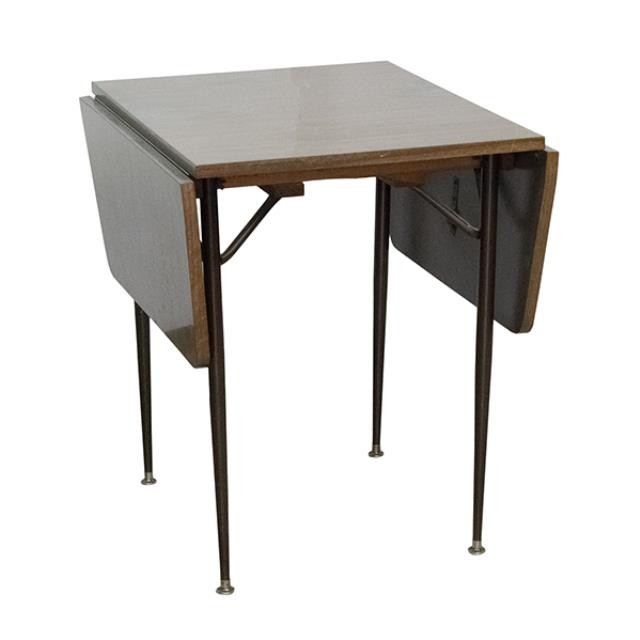 KITCHEN TABLE-Wood Grain Laminate/Mid Century Modern