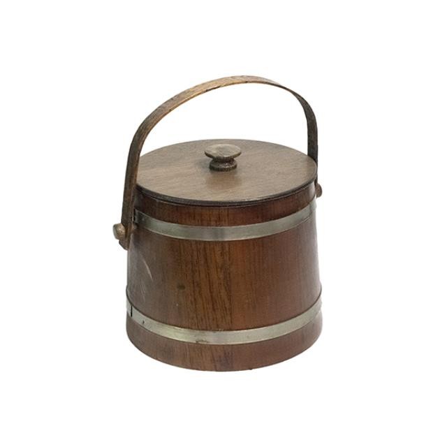 ICE BUCKET-Vintage Putney Vermont Basketville w/Liner