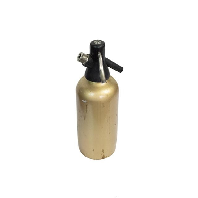 SELTZER BOTTLE-Vintage Gold Kidde Bottle